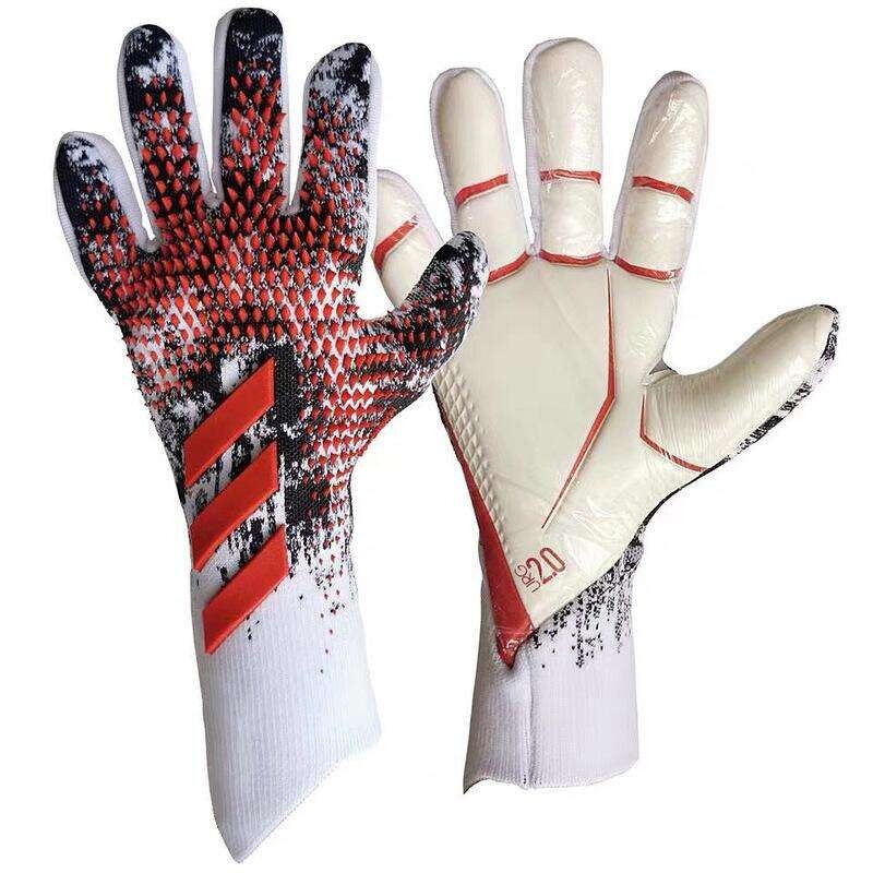 Goalkeeper Gloves Manufacturer - Hot Sale Professional Protect 4MM Latex 3D Knitting Nylon Football Soccer