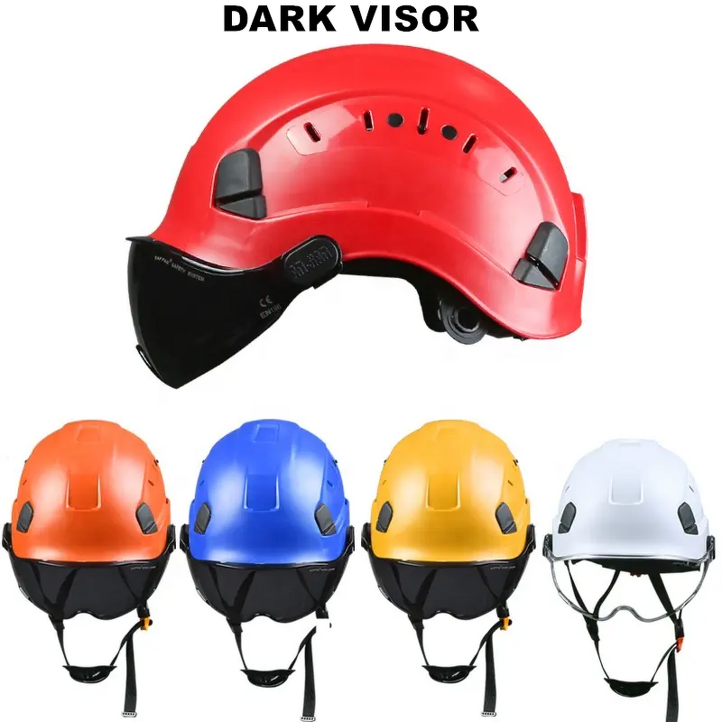 Safety Helmet Manufacturer - SHENHAO SH-Z008 Building ABS with Adjustable Size 400g for Mountaineering Rock Climbing