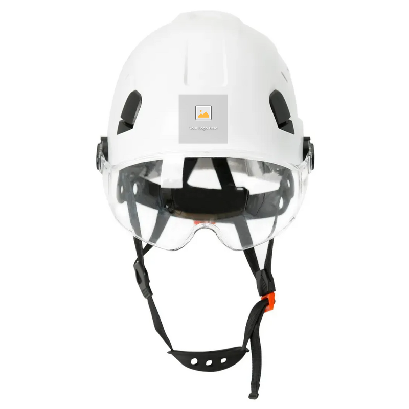 Safety Helmets Manufacturer - CE EN 397 ANSI Certified Lightweight ABS Construction Protective Hard Hats Visor for Climbing Rescue