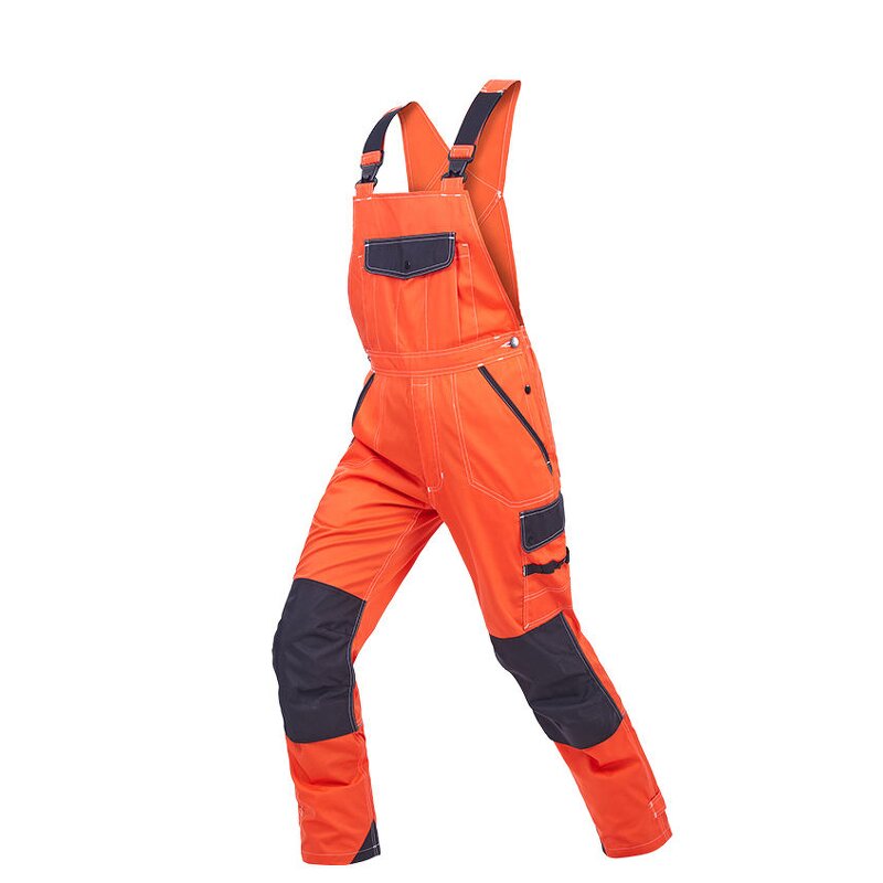 Bib Overall Manufacturer - Men Strap Summer Thin Mechanic Sturdy Knee Pads Suspender Pants Labor Multi-pocket Plus Size