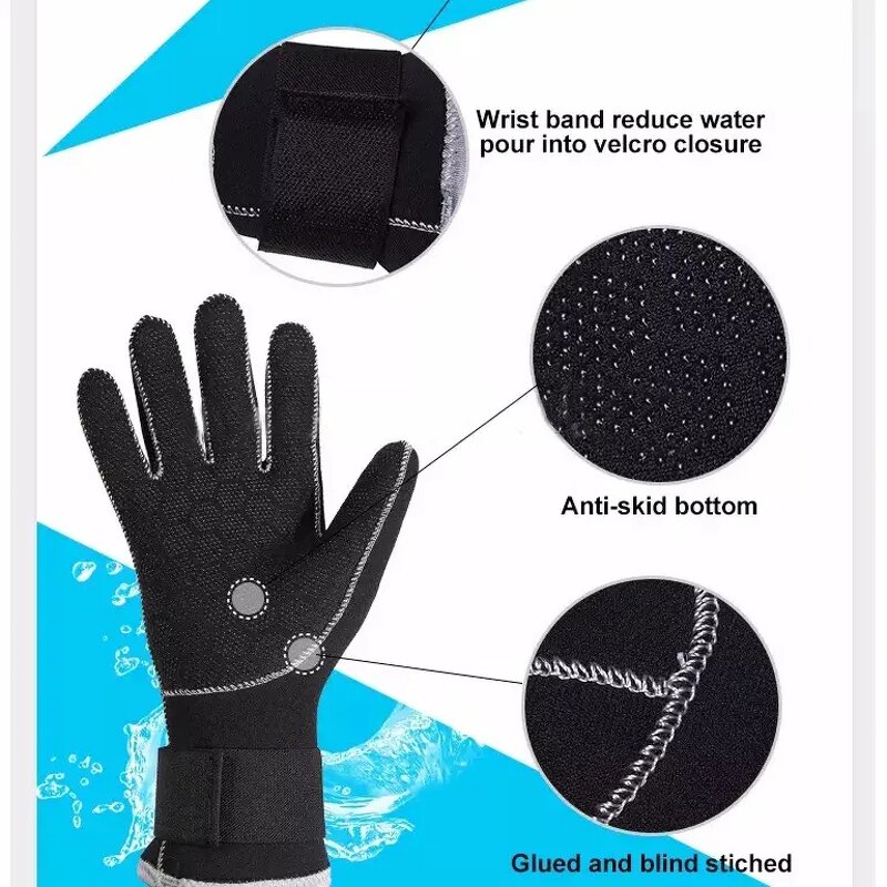 Scuba Diving Gloves Manufacturer - Wholesale Soft Neoprene Anti Scratch & Wear-Resistant for Diving Surfing Snorkeling