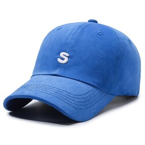 Baseball Cap Manufacturer - Simple S Letter Casual Women's Fashion Versatile Face Show Small Couple Face Cover Hat Men