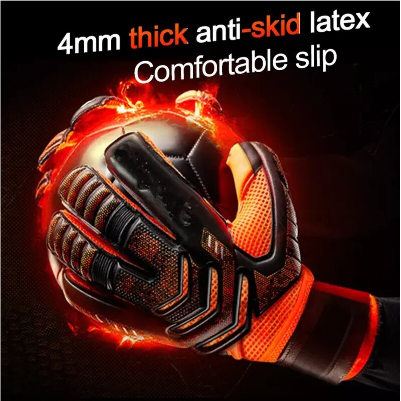 Soccer Goalkeeper Gloves Manufacturer - New Design Professional with Finger Protection for Children Adults Man