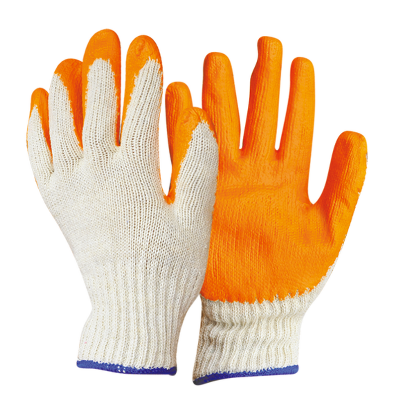 Rubber Gloves Manufacturer - Hot Selling 85g Rubber Coated Latex Construction Hand Work