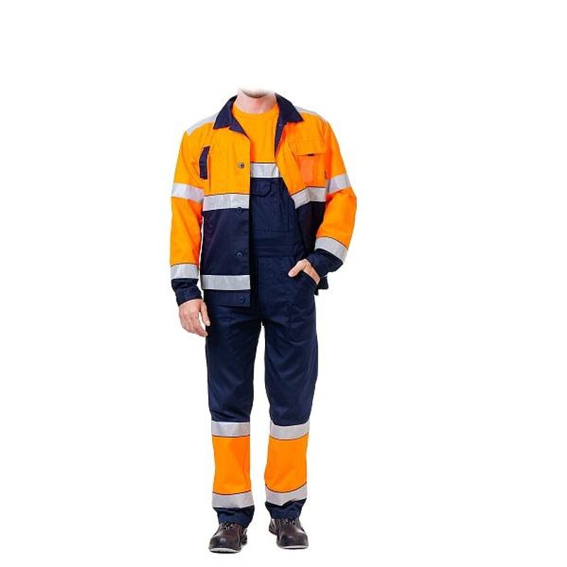 Work Uniform Manufacturer - Construction Full Body Overall Safety Comfortable Polyester Anti-Static Fire Proof Customized Color Logo