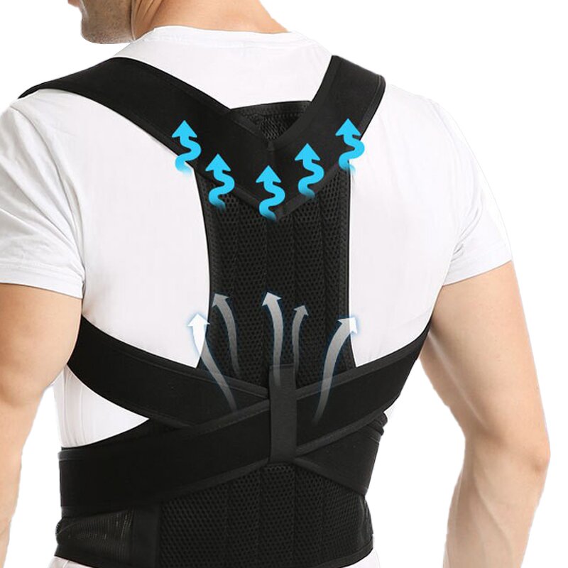 Back Brace Manufacturer - for Women Men Posture Corrector Improve Posture Lumbar Support Shoulder Lower Upper Back Pain Relief