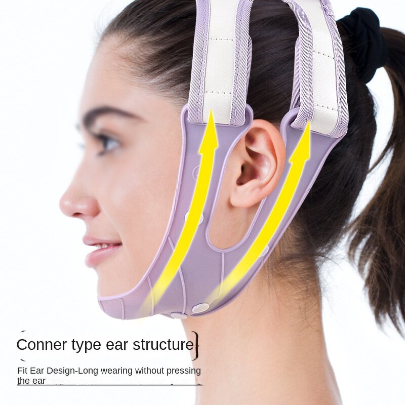 V Line Mask Manufacturer - Reusable Facial Slimming Strap Double Chin Reducer Chin Up Face Lifting Belt V Shaped Slimming