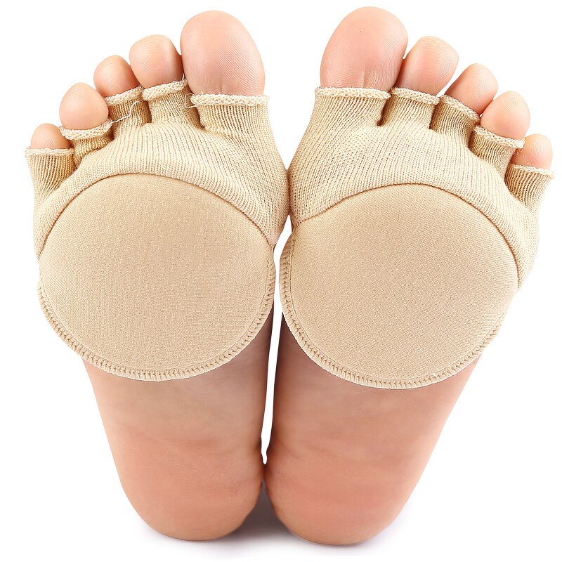 Toe Topper Liner Socks Manufacturer - Sponge Cushion No Show Women's Toeless Half for High Heels Sandals