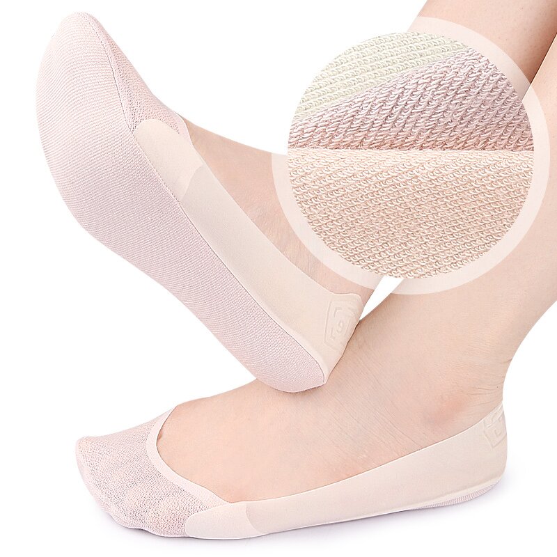 No Show Socks Manufacturer - Women's Thin Cotton Nylon Low Cut Liner Non Slip Hidden Invisible for Flats Sneaker