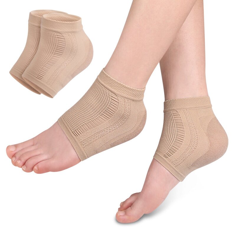 Moisturizing Sleep Socks Manufacturer - Fuzzy Heel Socks for Cracked Heel Treatment Gel Socks for Dry Cracked Feet