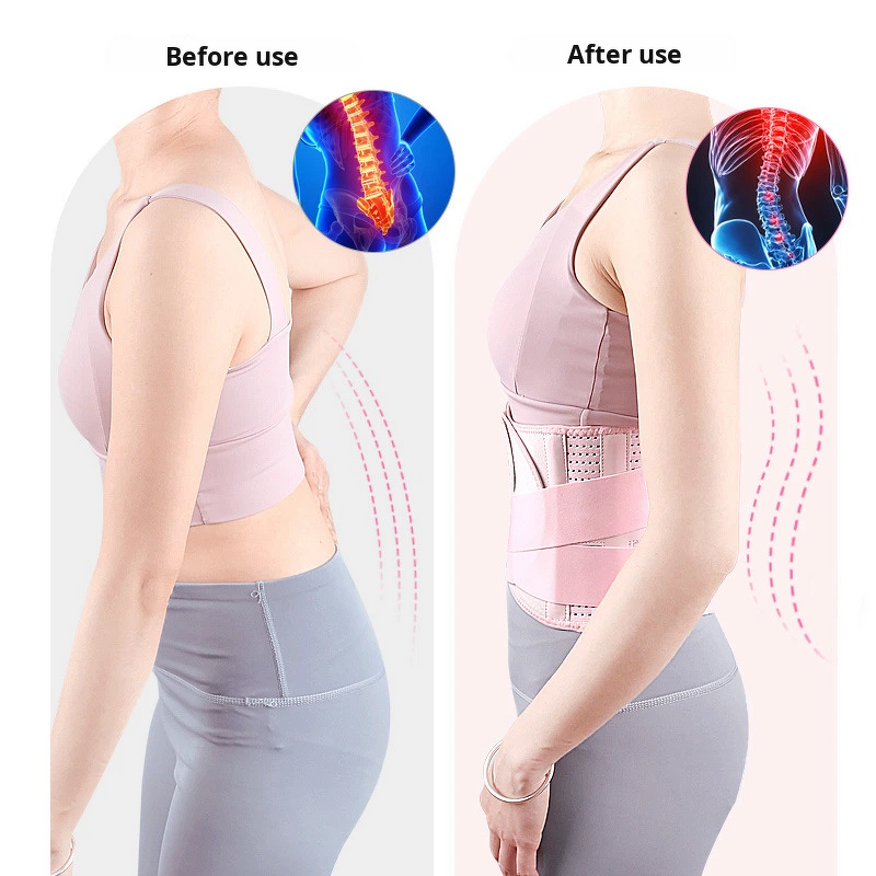 Back Brace Manufacturer - for Lower Back Pain Women with 7 Stays Adjustable Lumbar Support Belt for Pain Relief
