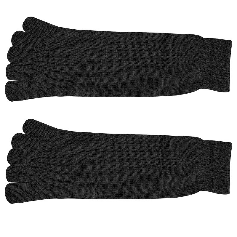 Toe Socks Manufacturer - Cotton Athletic Running Five Finger Crew Running Five-Toe Design