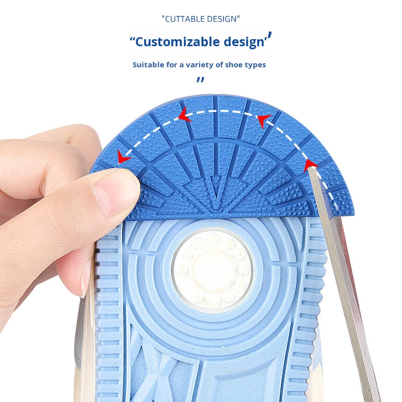 Shoe Heel Repair Pads Manufacturer - Self-Adhesive Rubber Sole Heel Bottom Rubber Patch Sole Protector for Sneakers