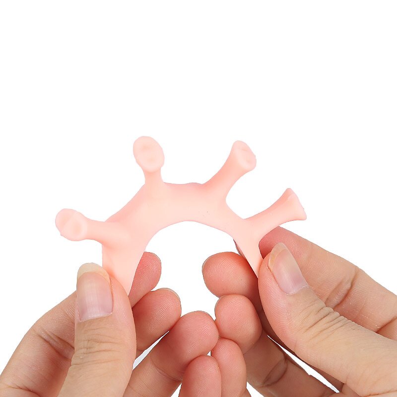 Hammertoe Corrector Manufacturer - Gel Pink Toe Straighteners Effective for Overlapping Curled Pinky Toes Protective Separator