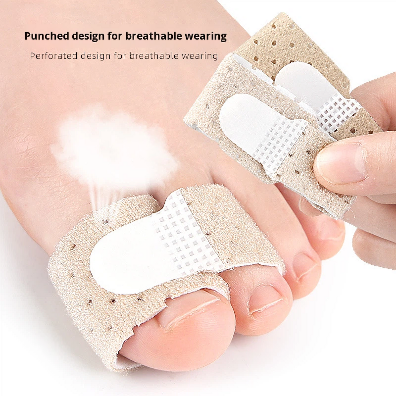 Hammer Toe Corrector Manufacturer - for Women Men Reusable Fabric Buddy Wraps for Broken Toes Cushioned Toe Splint Straightener