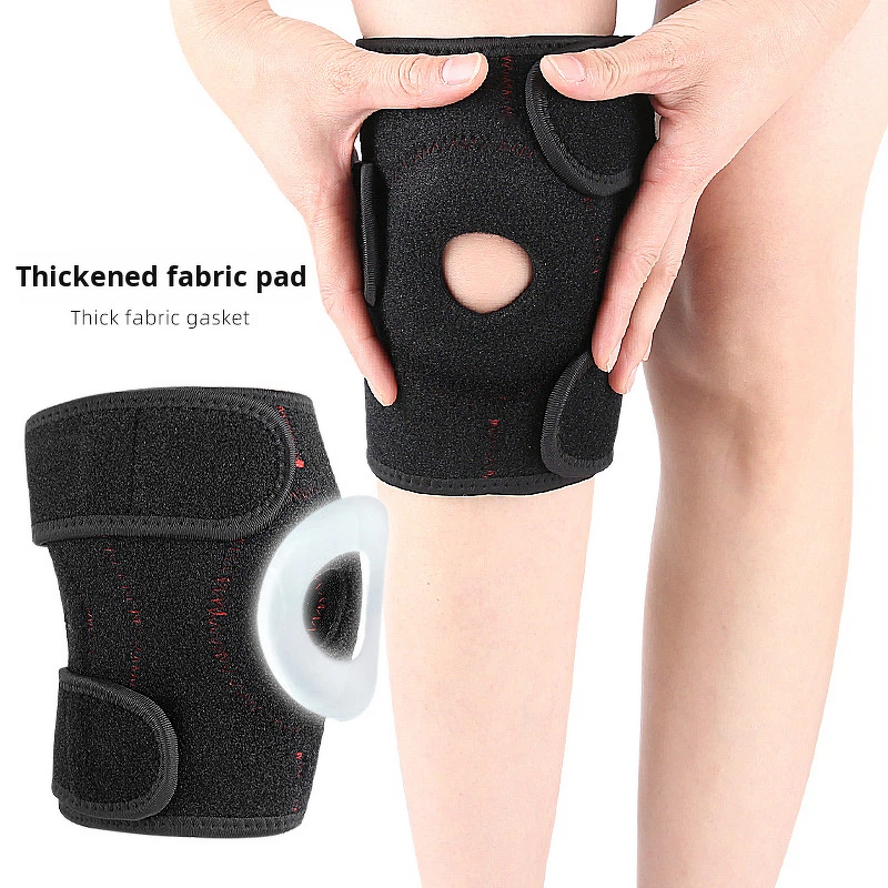 Knee Brace Manufacturer - with Side Stabilizers Patella Gel Pads Knee Pain Support Adjustable Compression Sleeve Wrap for Men Women