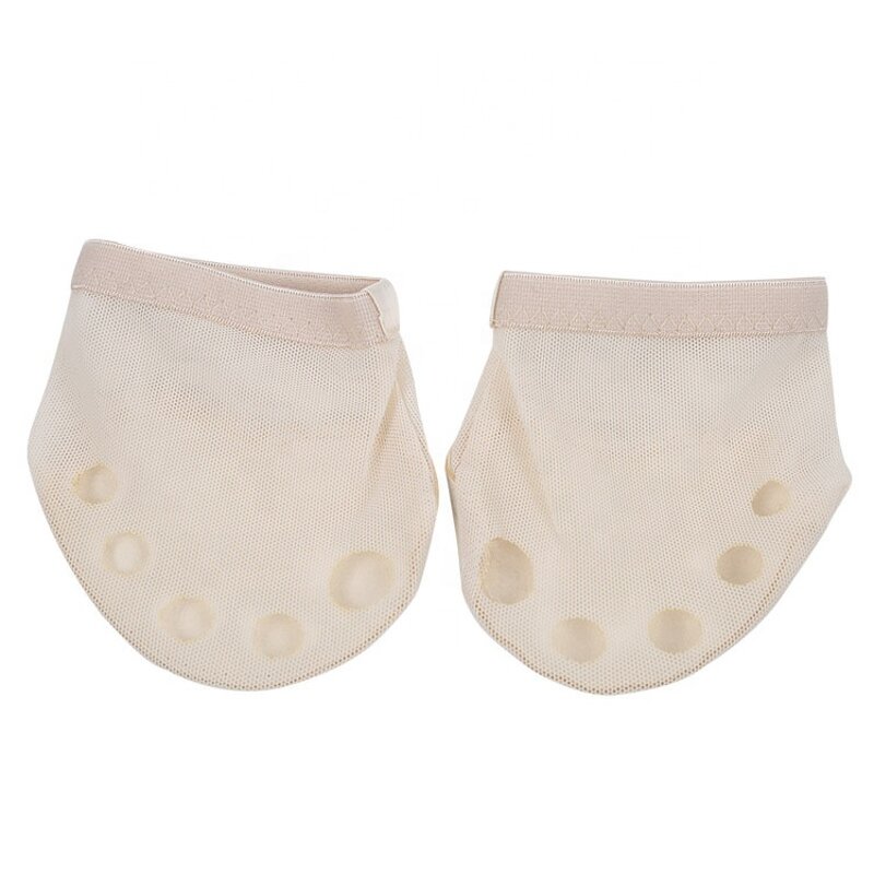 Dance Ballet Shoes Manufacturer - Canvas Lining Soft Comfortable Foot Pain Relief Women's Half Sole Genuine Leather Outsole Lyrical Paws Pad