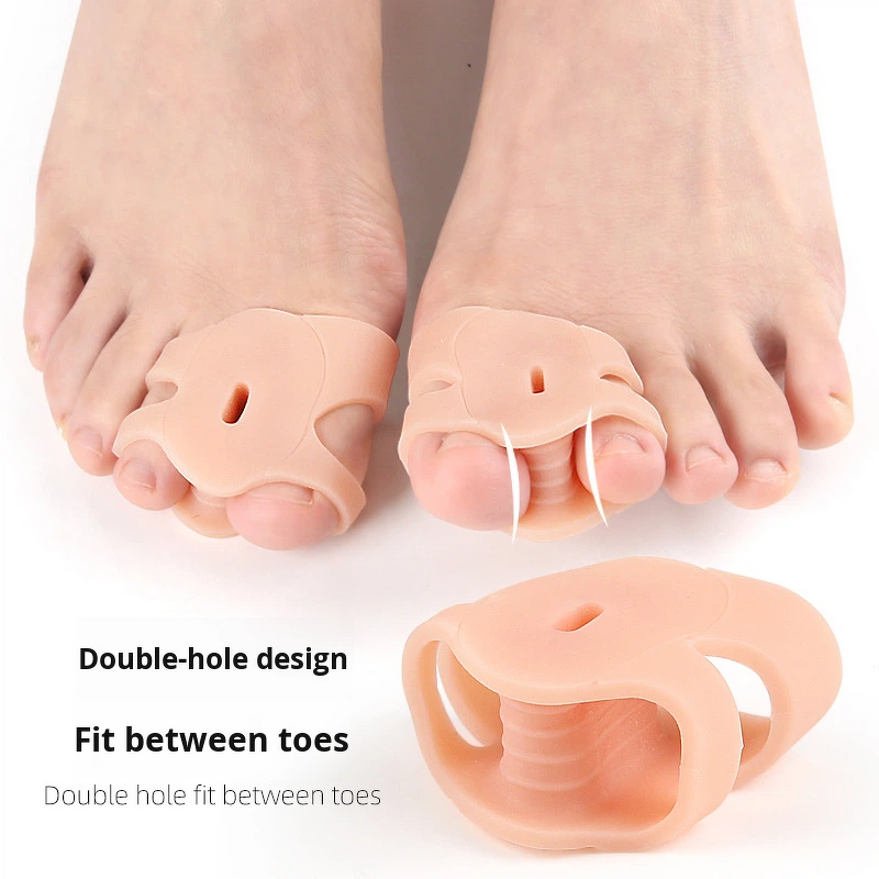 Bunion Toe Separators Manufacturer - for Overlapping Toes Women Men Toe Spacers Bunion Corrector with 2 Loops for Feet Hammer Toe Straightener