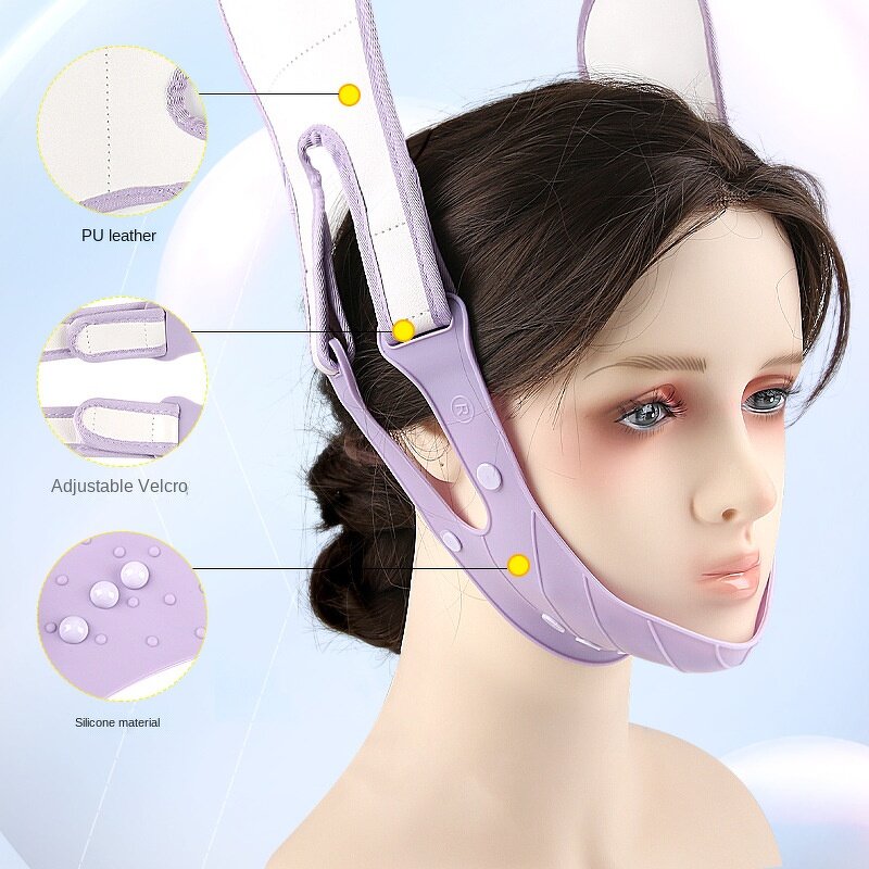 V Line Mask Manufacturer - Reusable Facial Slimming Strap Double Chin Reducer Chin Up Face Lifting Belt V Shaped Slimming