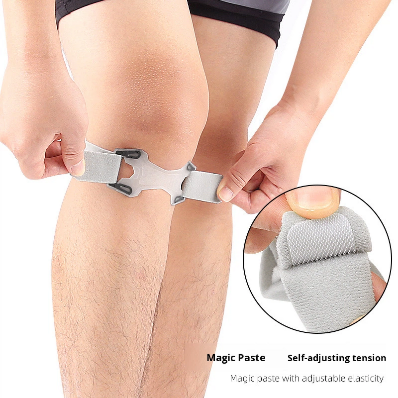 Patellar Tendon Support Strap Manufacturer - Adjustable Silicone Patella Knee Strap for Knee Pain Relief Knee Bands for Basketball