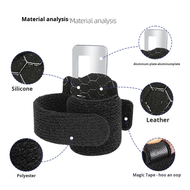 Hammer Toe Corrector Manufacturer - for Women Men Reusable Fabric Wraps for Broken Toes Cushioned Toe Splint for Protection