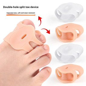 Bunion Toe Separators Manufacturer - for Overlapping Toes Women Men Toe Spacers Bunion Corrector with 2 Loops for Feet Hammer Toe Straightener