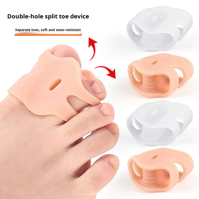 Bunion Toe Separators Manufacturer - for Overlapping Toes Women Men Toe Spacers Bunion Corrector with 2 Loops for Feet Hammer Toe Straightener