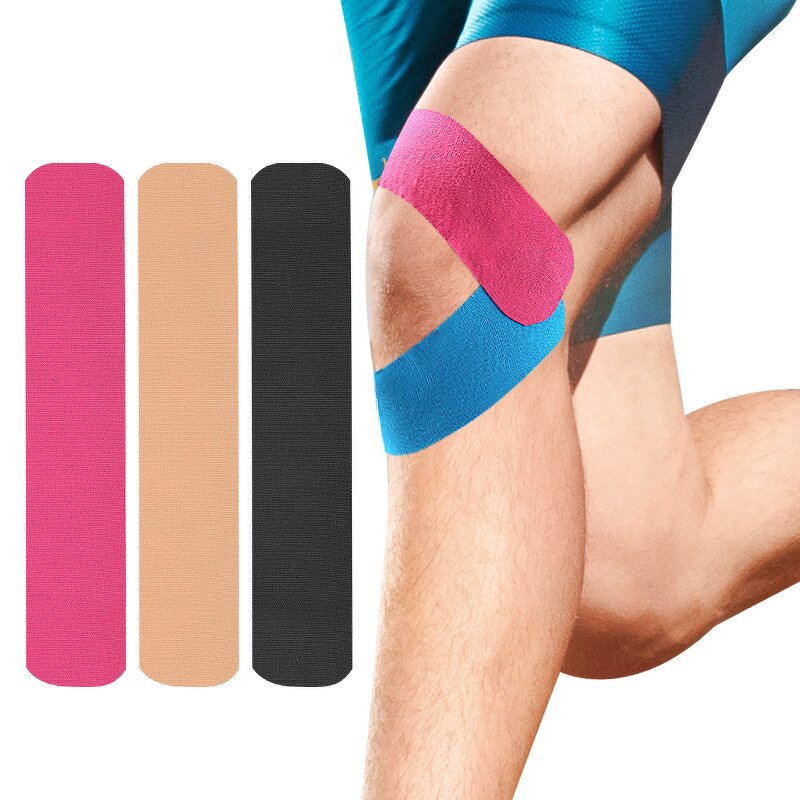 Kinesiology Tape Strips Manufacturer - Precut Athletic Elastic Muscle Knee Tape for Exercise Daily Use