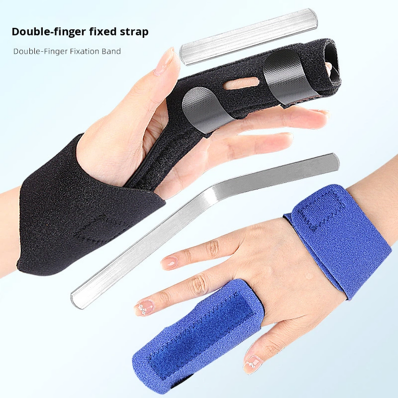 Trigger Finger Splint Manufacturer - Adjustable Two-Finger Full-Hand Wrist Brace Support OK Cloth Composite SBR Straightening Immobilizer