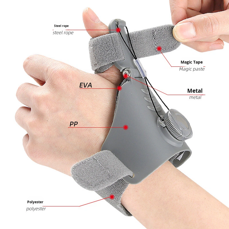 Thumb Splint Manufacturer - Hard Plastic with Knob Arthritis Treatment Brace to Immobilize Stabilize CMC Trigger Thumb Wrist Support