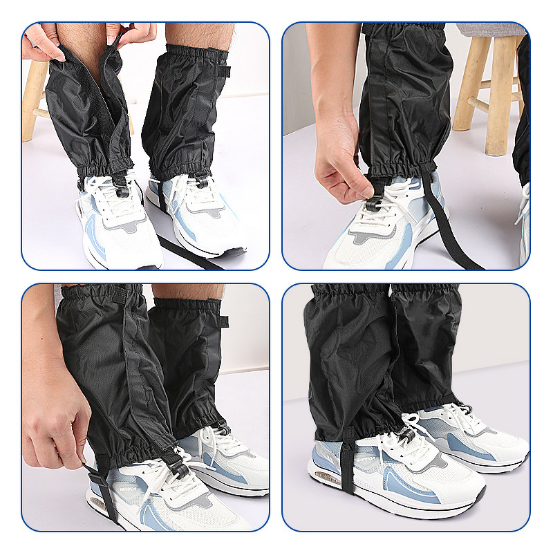 Waterproof Gaiters Manufacturer - for Hiking Boots and Shoes Lightweight Adjustable Leg for Men Women for Hiking Snowshoeing