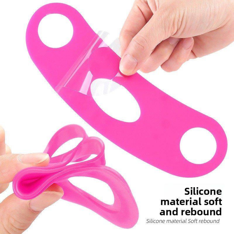 Face Bandage Manufacturer - New Rose Pink Elastic Soft Silicone Chin Strap V Line Lifting for Women Beauty Personal Care