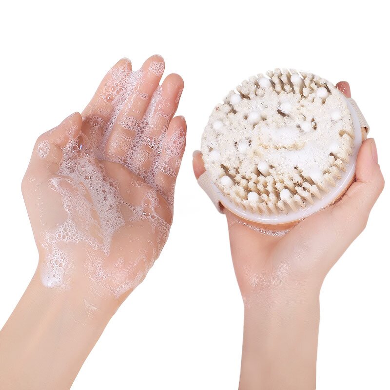 Body Scrub Brush Manufacturer - Exfoliator for Cellulite Lymphatic Dry Brushing for Massage Gentle Massage Nodes