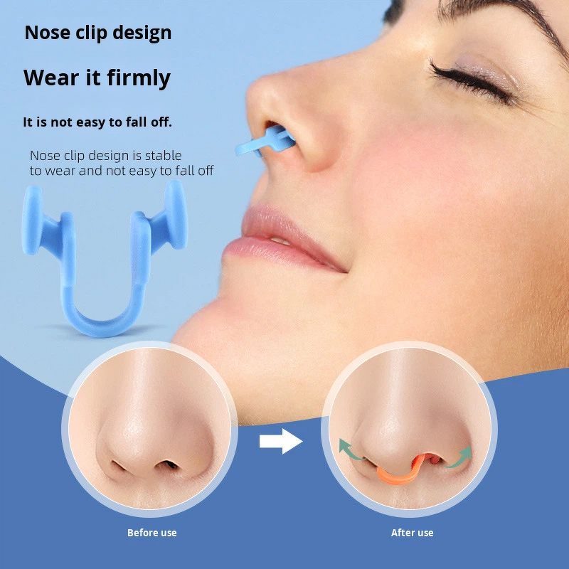 Nasal Clip Manufacturer - Silicone Nose Clip Simple Solution for Nasal Snorers Reusable Snoring Device for Peaceful Night Sleep