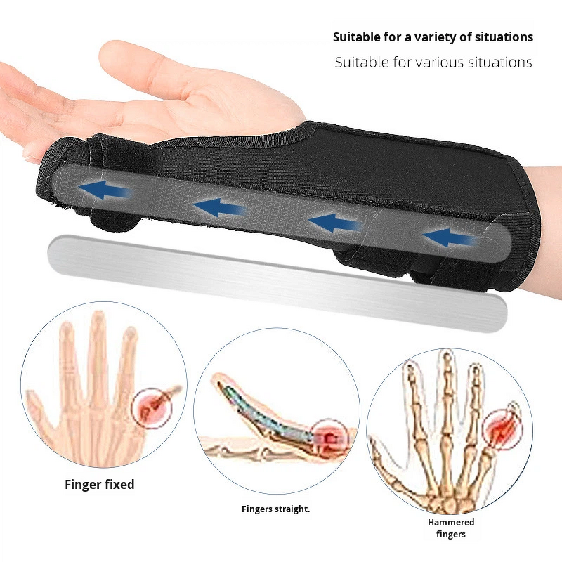 Trigger Finger Splint Manufacturer - Pinky Finger Little Finger Brace Wrist Support for Carpal Tunnel Arthritis Tendonitis