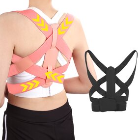 Posture Corrector Manufacturer - for Women Men Adjustable Upper Back Brace for Hunchback Support Upright Back Straightener