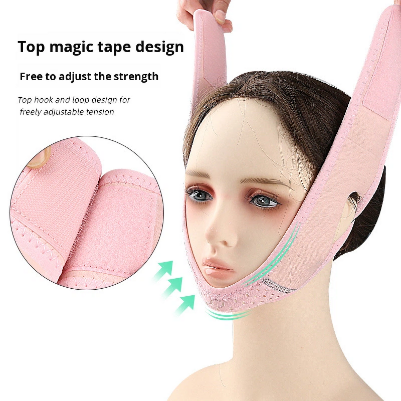 Double Chin Face Bandage Manufacturer - Sleep Anti-Mouth Breathing Strap Nasolabial Fold Tightening Masseter Mask with Closure