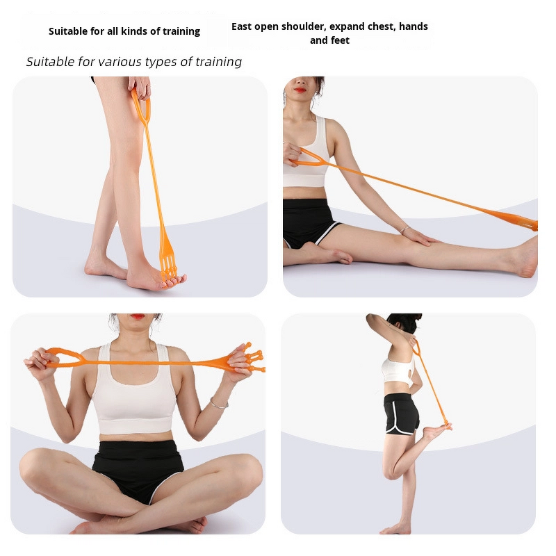 Toe Resistance Band Manufacturer - Two-Section TPE Home Training Fitness Rope for Men Women Enhances Arm Strength Body Shaping