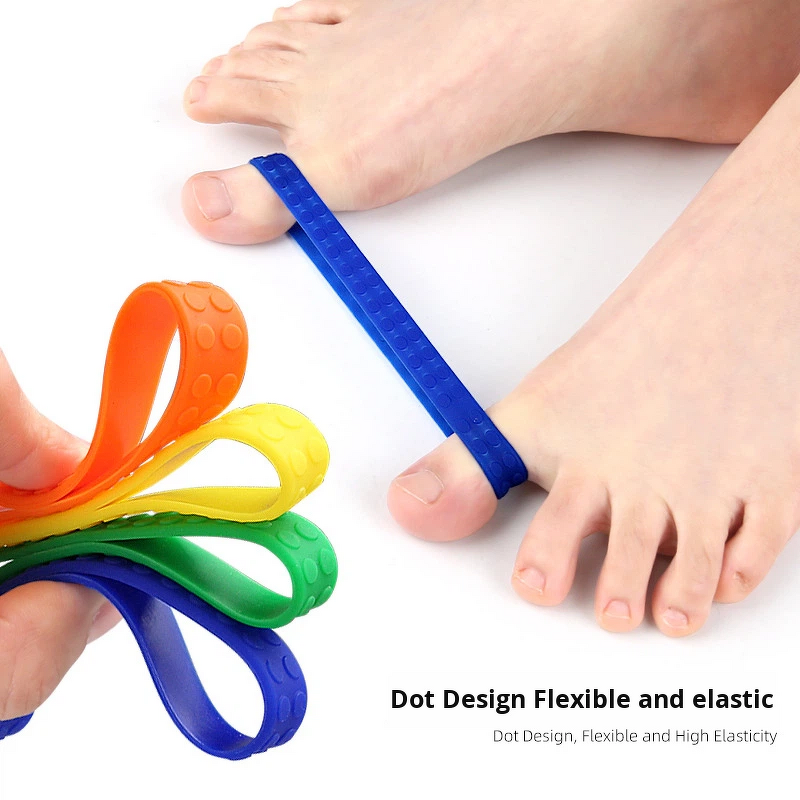 Toe Stretcher Bands Manufacturer - for Bunions Correction Foot Big Toe Spacers Resistance Straightener Loop Bands for Hallux Valgus