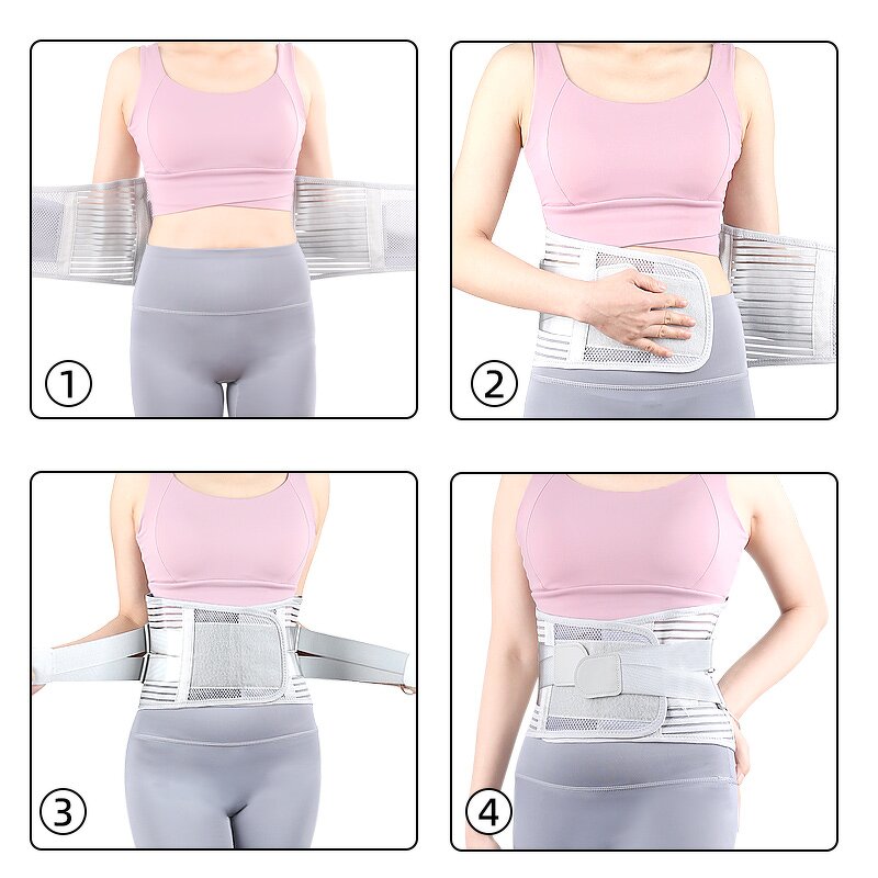 Back Brace Manufacturer - for Lower Back Pain Relief with Bionic Support System Lumbar Support Belt for Women Men with Lumbar Pad