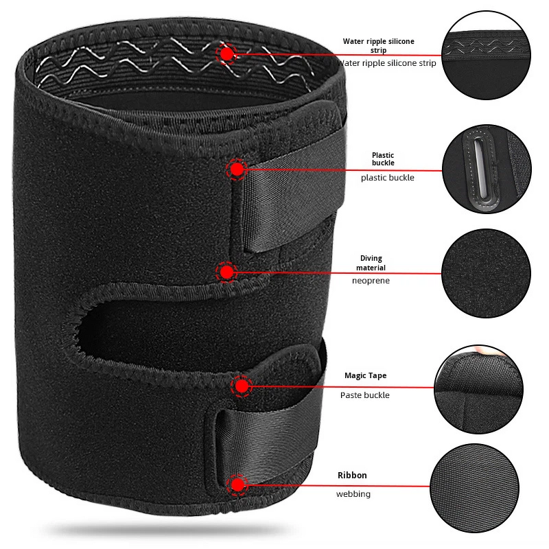 Thigh Wraps Manufacturer - Support Adjustable Compression Neoprene Thigh Sleeve Hamstring Quad Wrap Upper Leg Brace