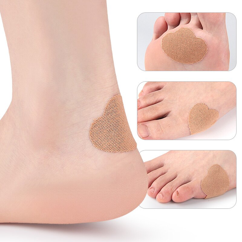 Heel Stickers Manufacturer - Cotton Adhesive Pads Blister Prevention Anti-wear for Feet Fabric Padding Bandages