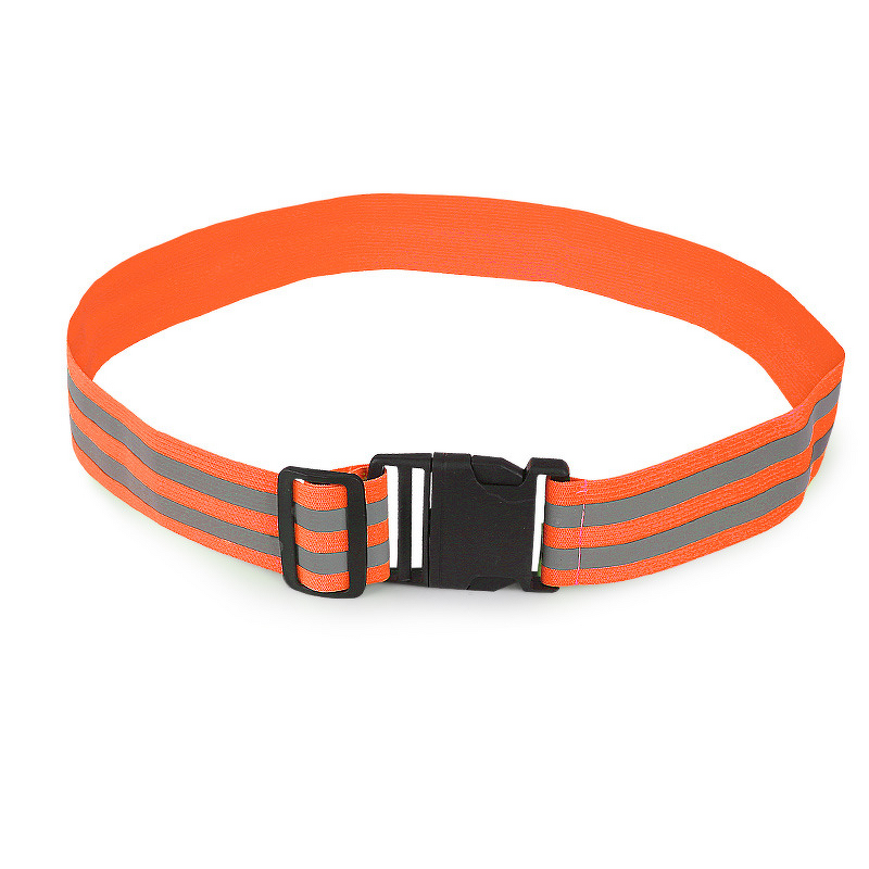 Reflective Belt Manufacturer - or Sash PT Belts Lights Visibility Adjustable Lightweight Tape Vest Waist Straps for Night Running Walking