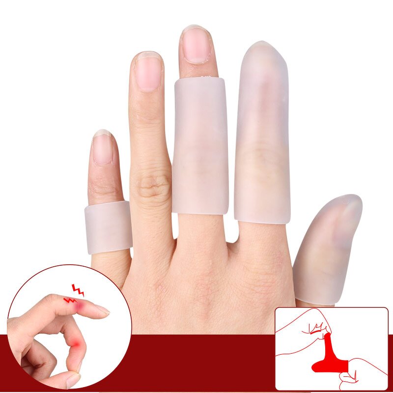 Finger Cots Manufacturer - Finger Protector Support Blisters Calluses Protect Sleeves Thumb Protector Covers
