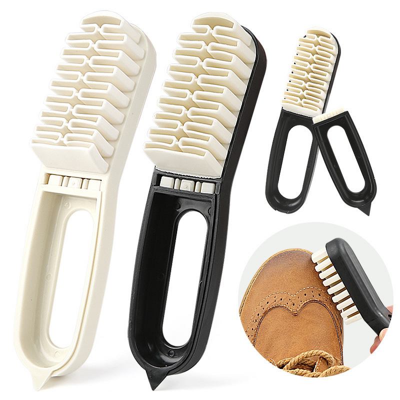 Shoe Cleaning Brush Manufacturer - Plastic Handle Suede Nubuck