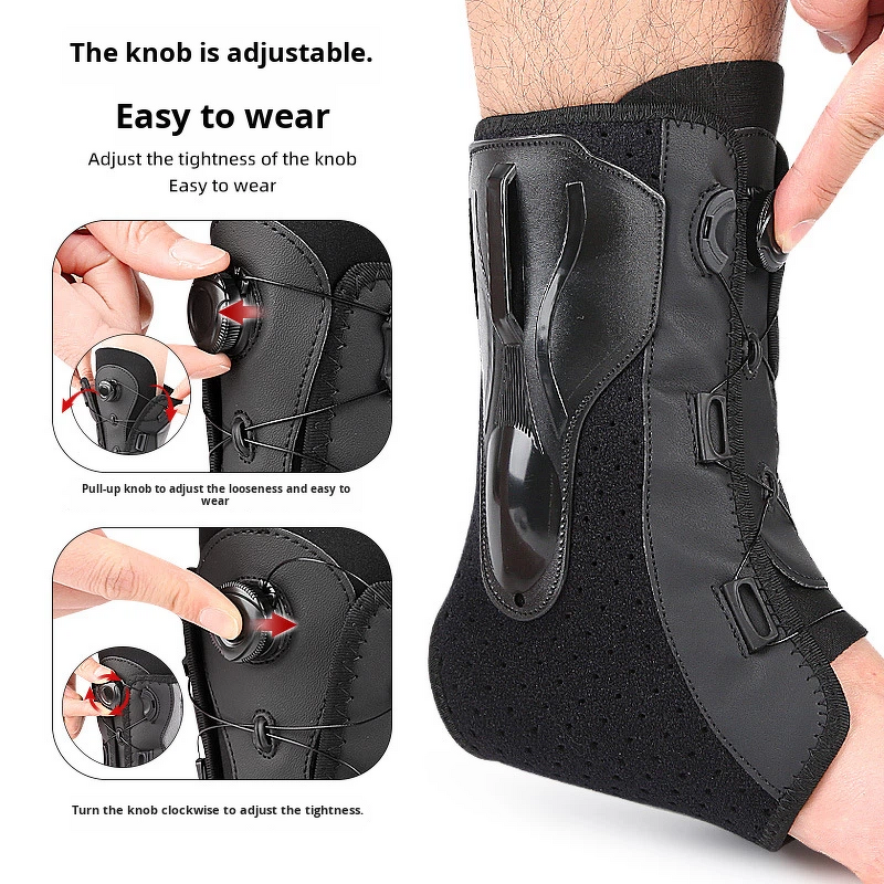 Ankle Brace Manufacturer - for Women Men Adjustable Metal Support for Sprains Achilles Plantar Fasciitis Stabilizer