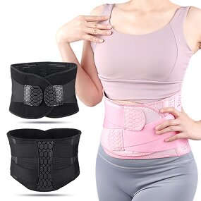 Back Brace Manufacturer - for Lower Back Pain Women with 7 Stays Adjustable Lumbar Support Belt for Pain Relief