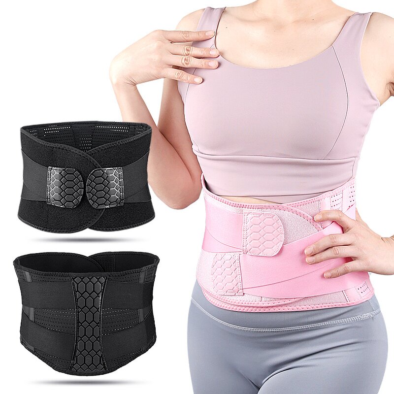 Back Brace Manufacturer - for Lower Back Pain Women with 7 Stays Adjustable Lumbar Support Belt for Pain Relief