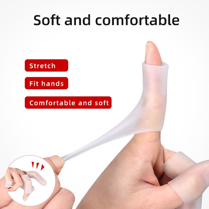 Finger Cots Manufacturer - Finger Protector Support Blisters Calluses Protect Sleeves Thumb Protector Covers
