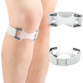 Patellar Tendon Support Strap Manufacturer - Adjustable Silicone Patella Knee Strap for Knee Pain Relief Knee Bands for Basketball